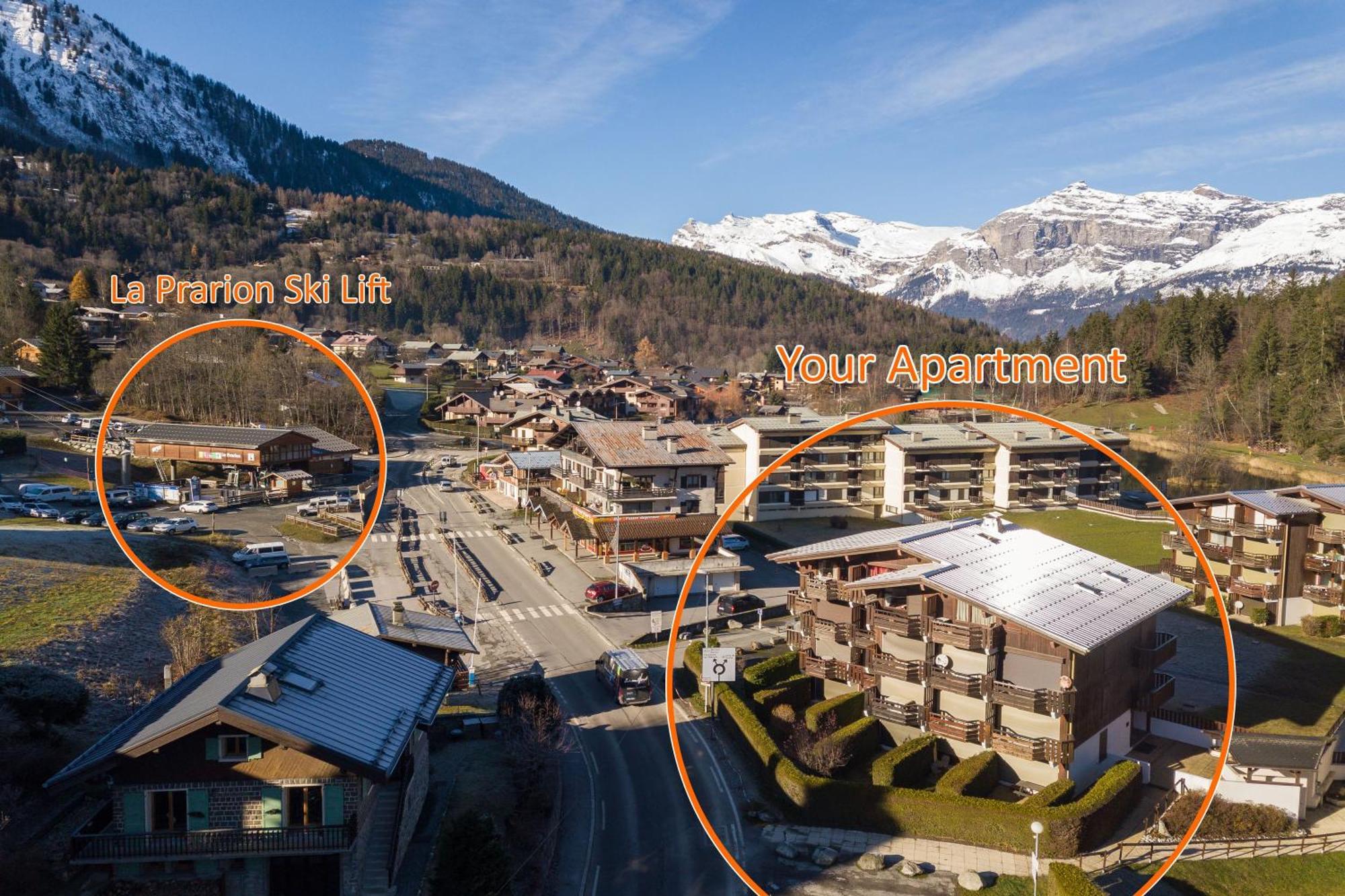 Residence Le Prarion 24A Ski In- Ski Out - Happy Rentals Les Houches Exterior foto