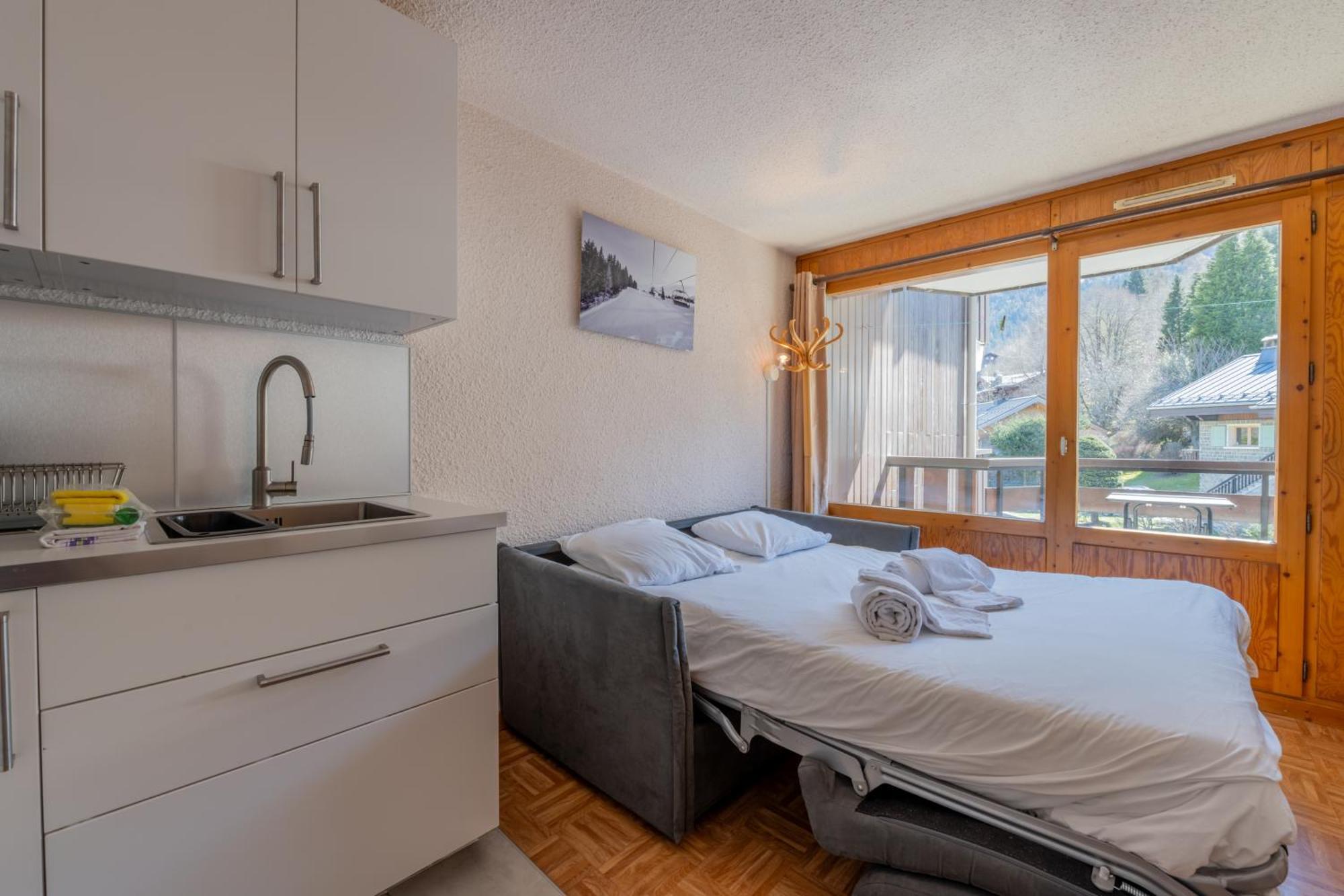 Residence Le Prarion 24A Ski In- Ski Out - Happy Rentals Les Houches Exterior foto